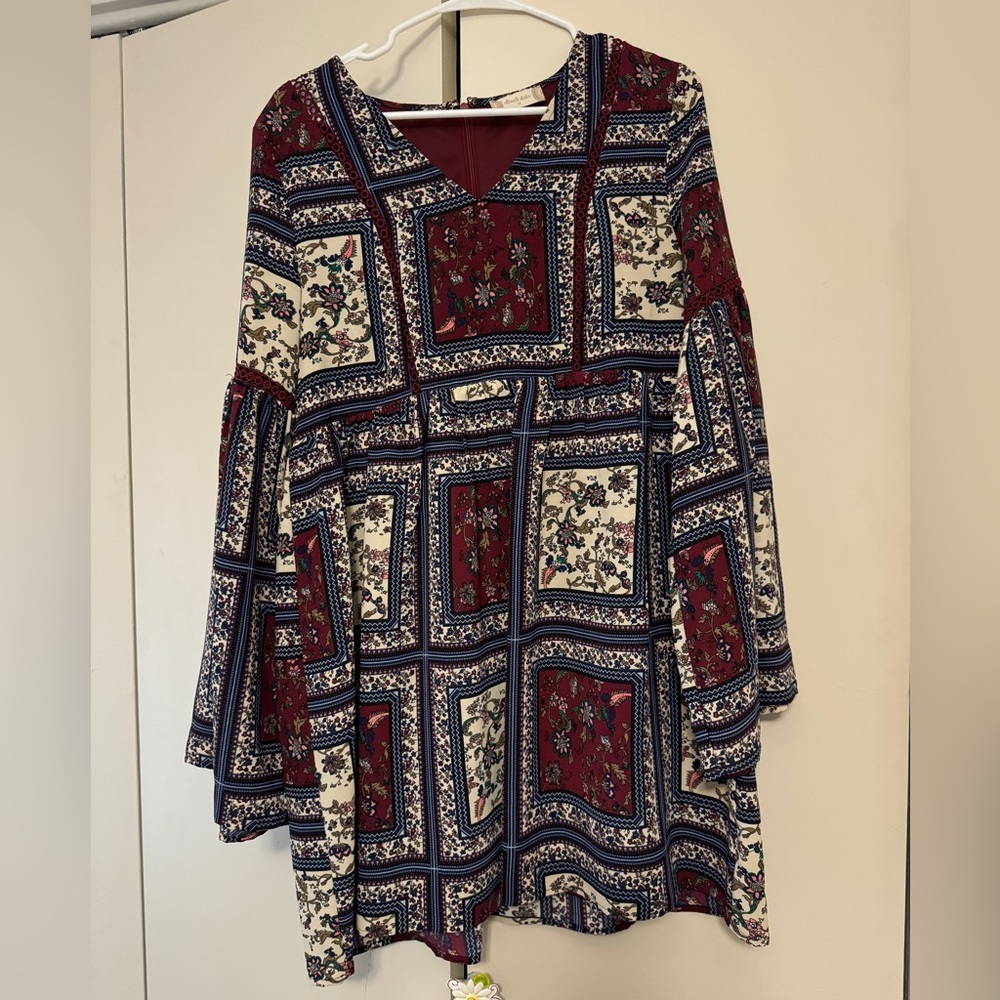 Darling fall boho dress